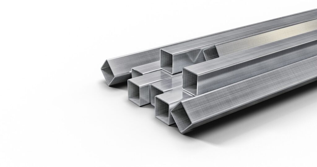 Profile aluminiowe, kształtowniki z aluminium o przekroju prostokątnym