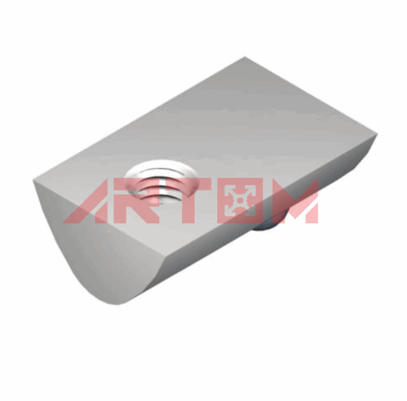 Nakrętka wpustowa z kulką M6