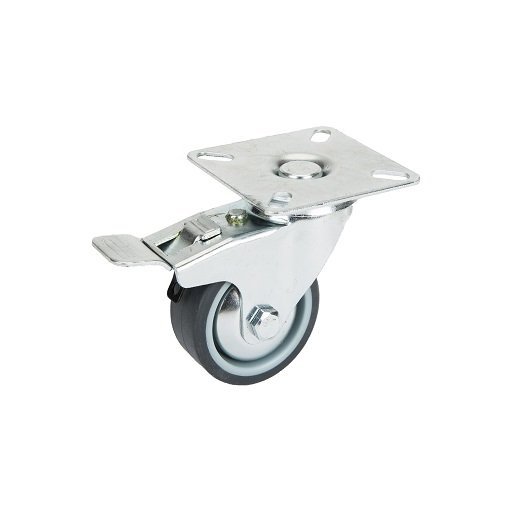 Kółko fi 50 na płytce z hamulcem