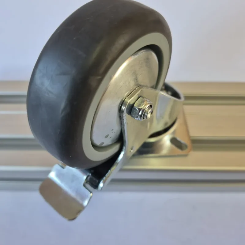 kółko z hamulcem do profili aluminiowych konstrukcyjnych