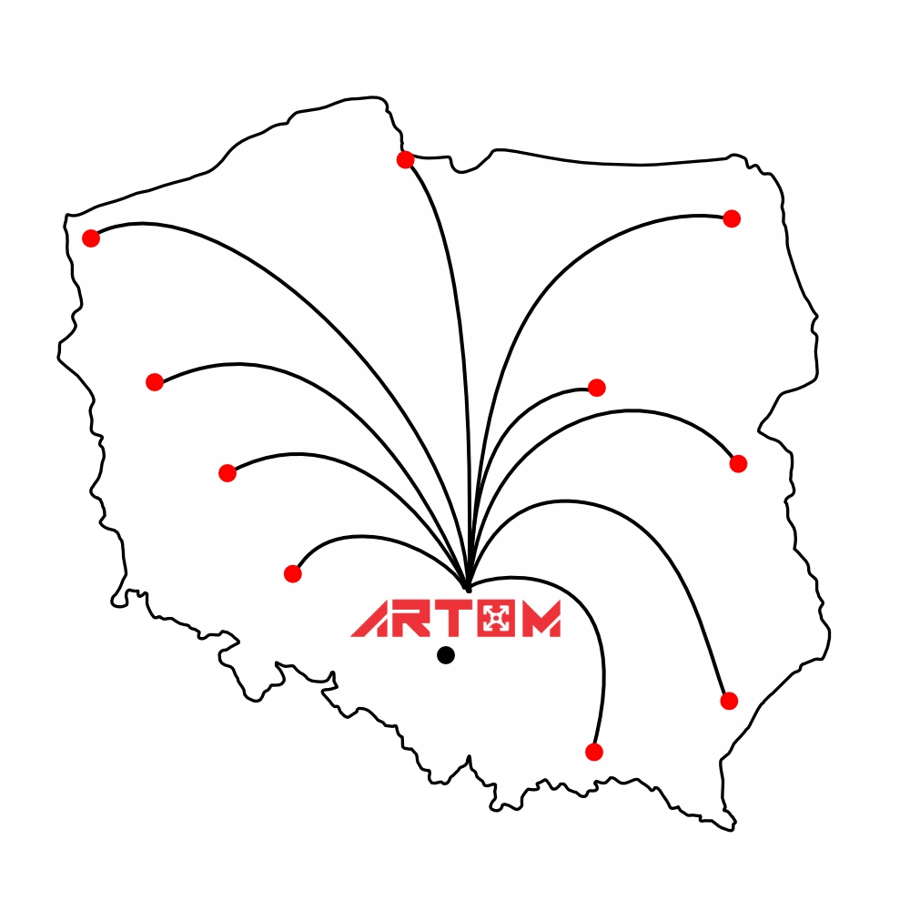 Wysyłka na terenie całej polski
