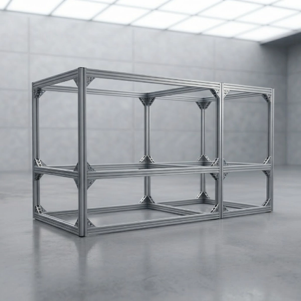 Stelaż pod terrarium z profili aluminiowych