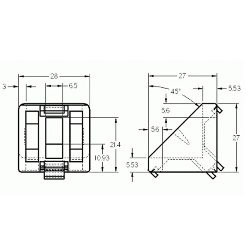 Kątownik 30 x 30 wymiary