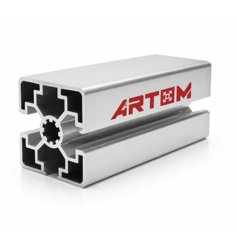 Profil aluminiowy 45x45 1n - jeden zakryty rowek